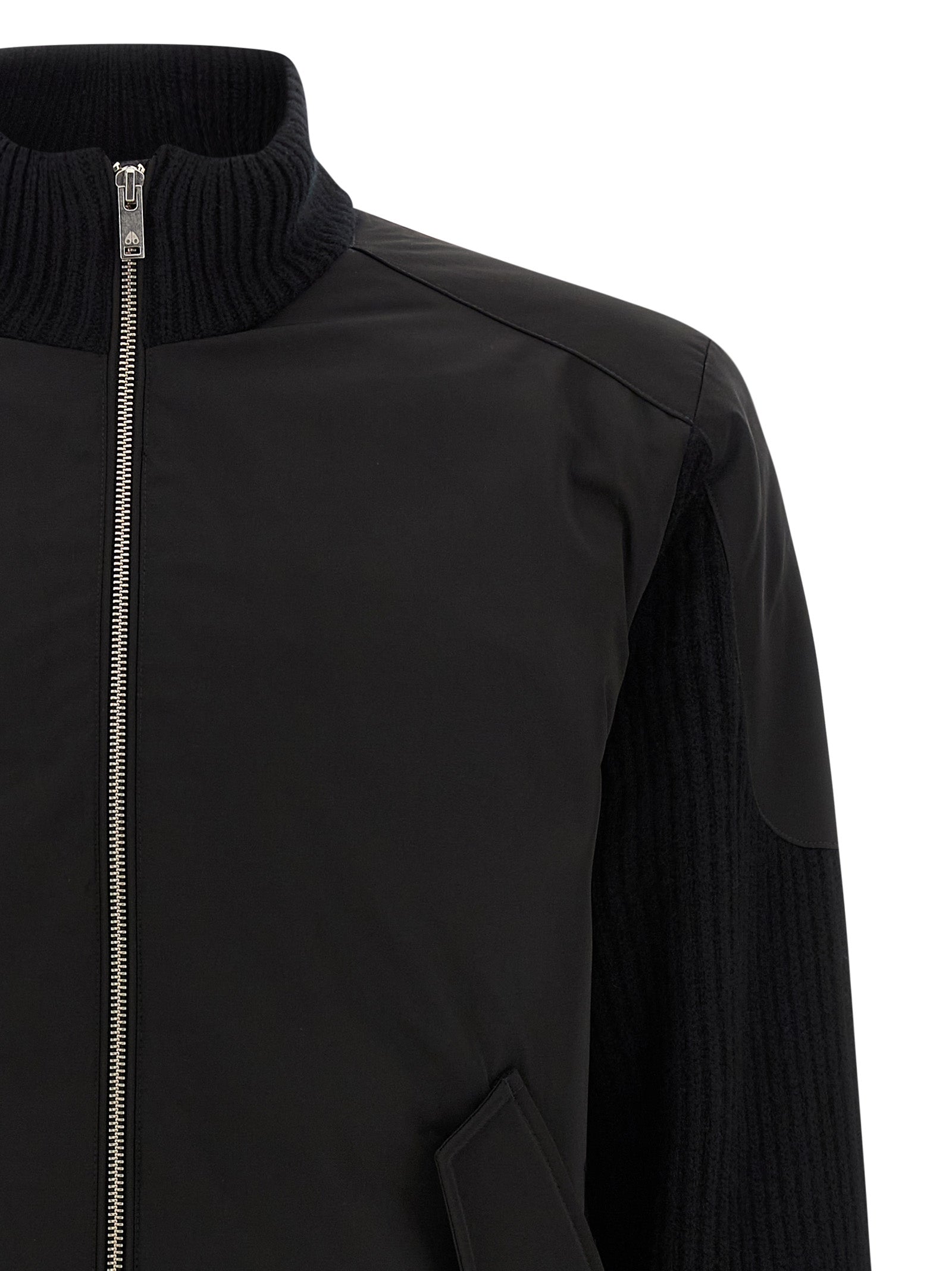 MOOSE KNUCKLES - MOOSE KNUCKLES - ’Magnus Knit Hybrid’ bomber jacket - Men’s Outerwear