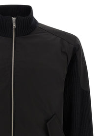 MOOSE KNUCKLES - MOOSE KNUCKLES - ’Magnus Knit Hybrid’ bomber jacket - Men’s Outerwear