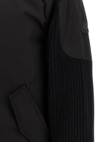 MOOSE KNUCKLES - MOOSE KNUCKLES - ’Magnus Knit Hybrid’ bomber jacket - Men’s Outerwear
