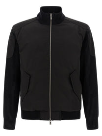 MOOSE KNUCKLES - MOOSE KNUCKLES - ’Magnus Knit Hybrid’ bomber jacket - Men’s Outerwear