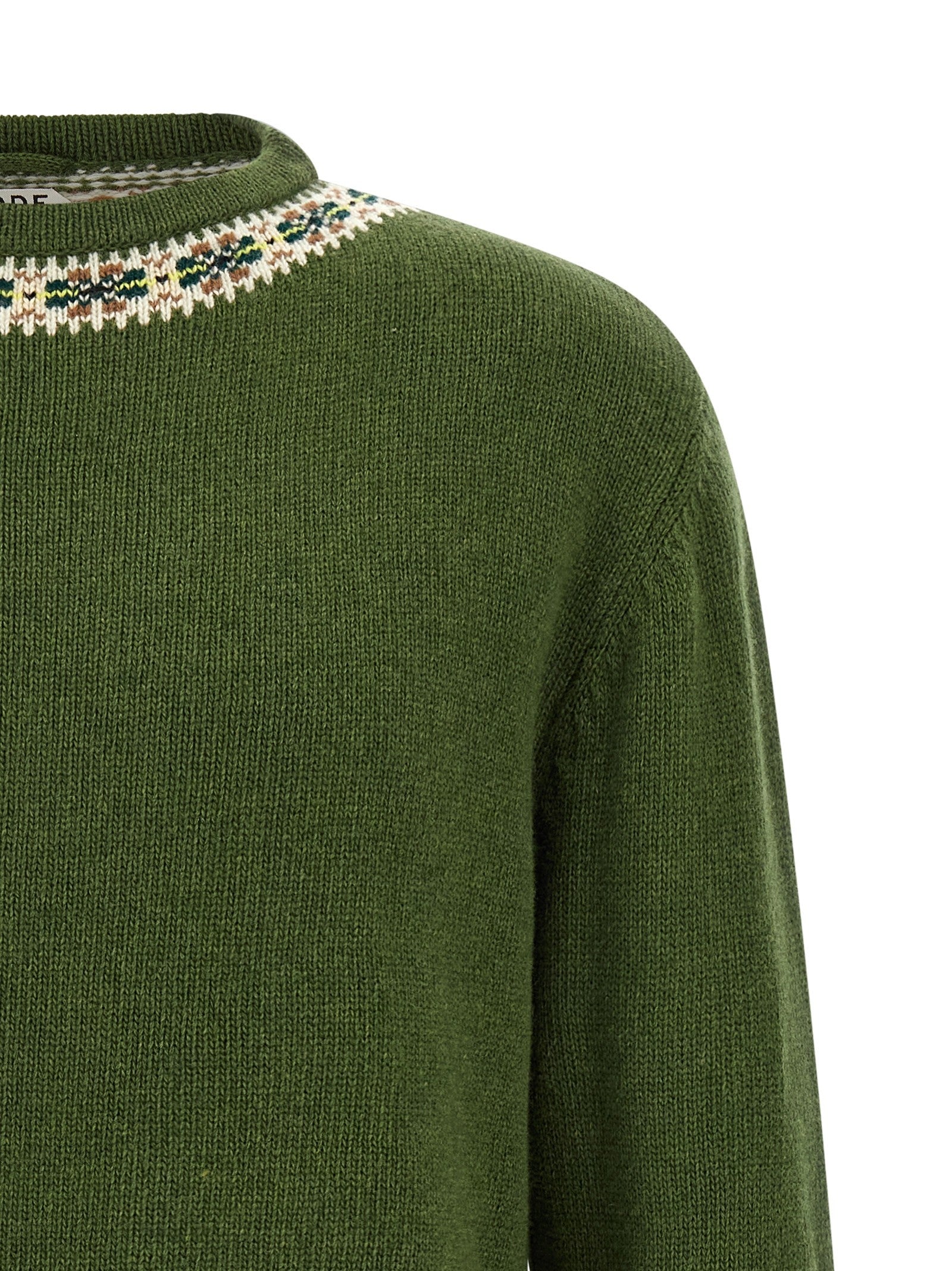 BODE Moritz Sweater Green
