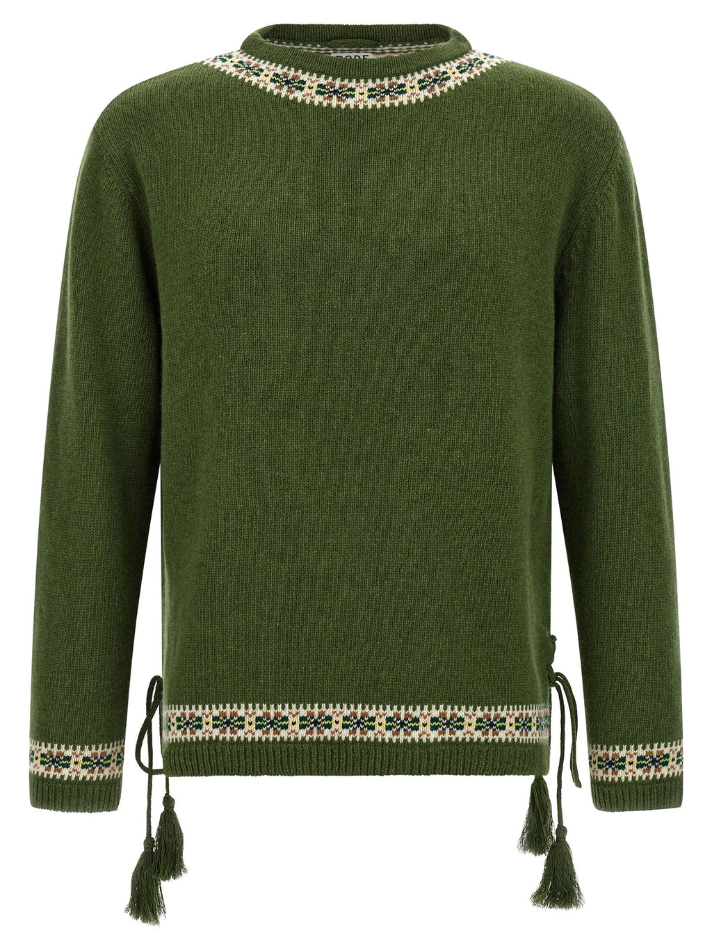 BODE Moritz Sweater Green