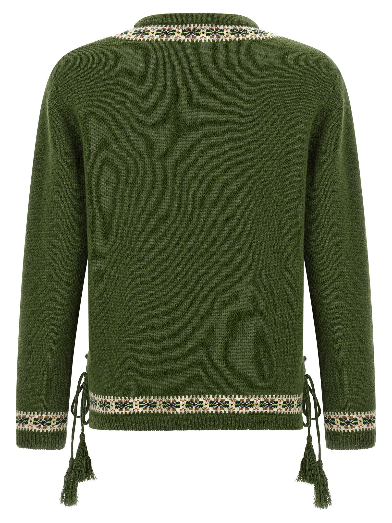 BODE Moritz Sweater Green