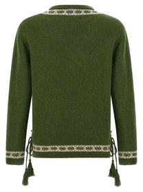 BODE Moritz Sweater Green
