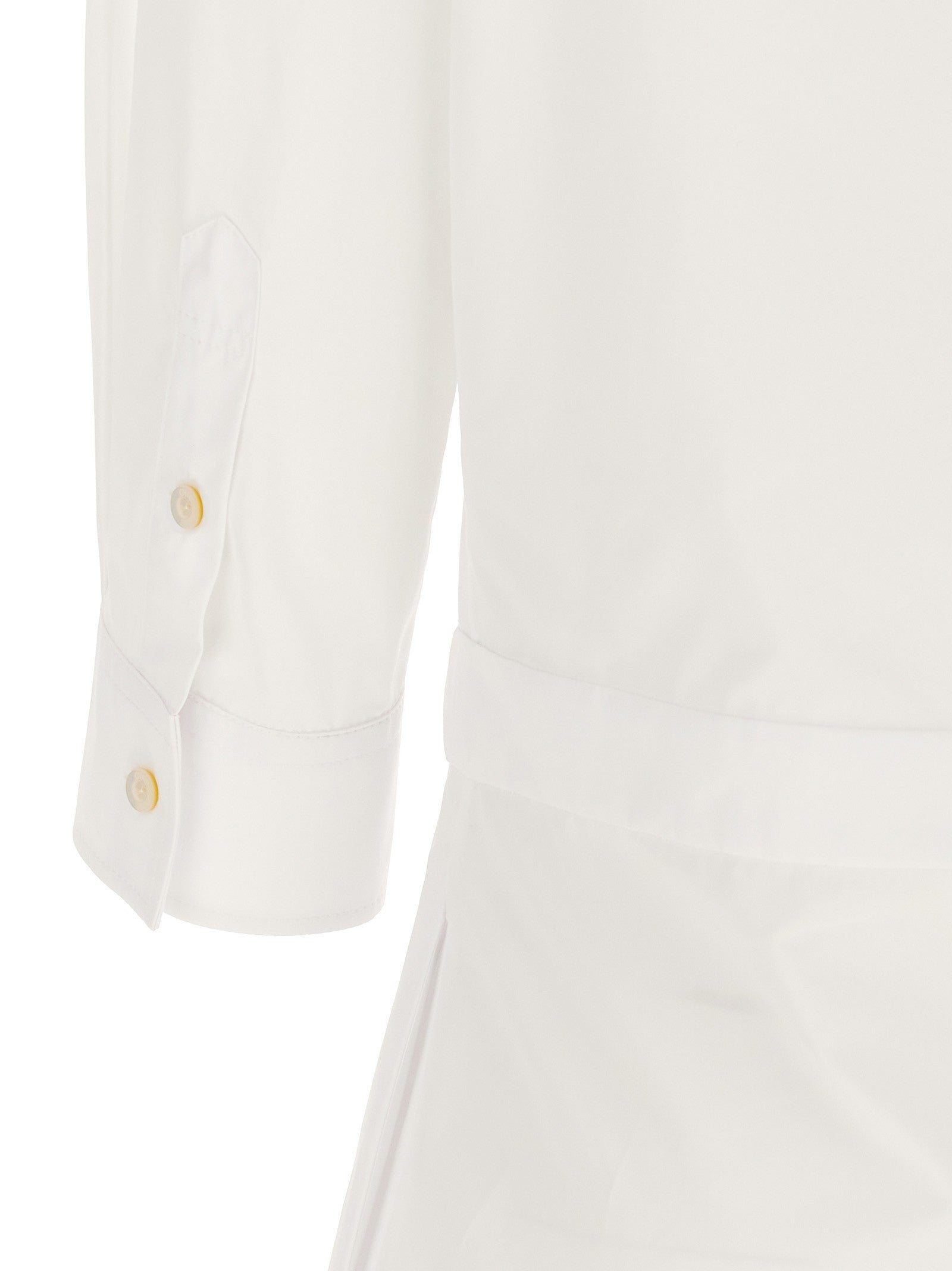 Gucci Morsetto Chemisier Dress White
