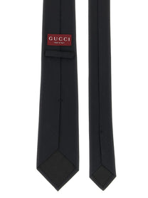 Gucci Morsetto Gucci Tie Black