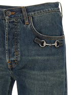 Gucci Morsetto Jeans Blue, view 3