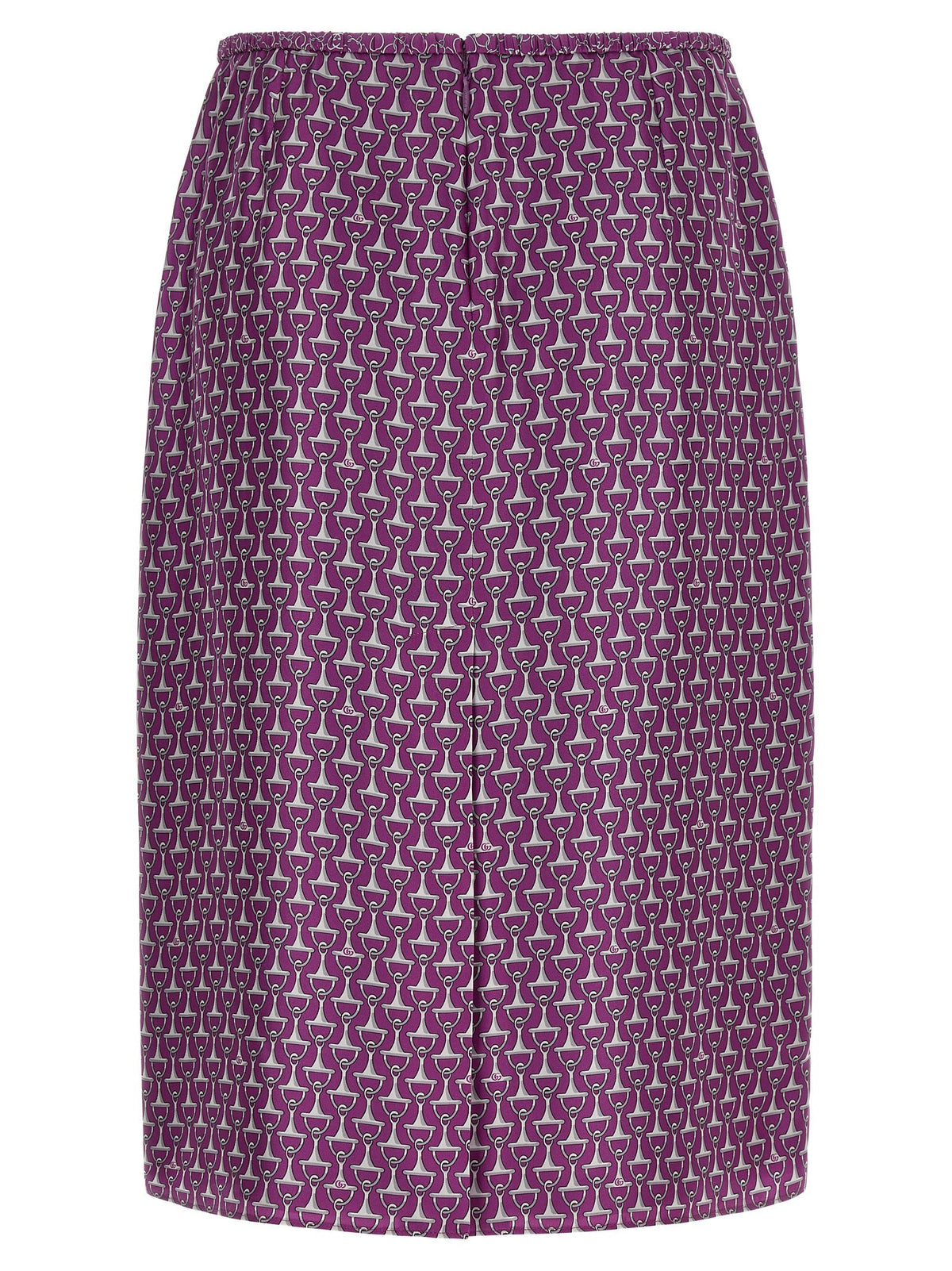 Gucci Morsetto Print Skirt Purple, view 2