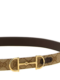 Gucci Morsetto Reversible Belt Gold