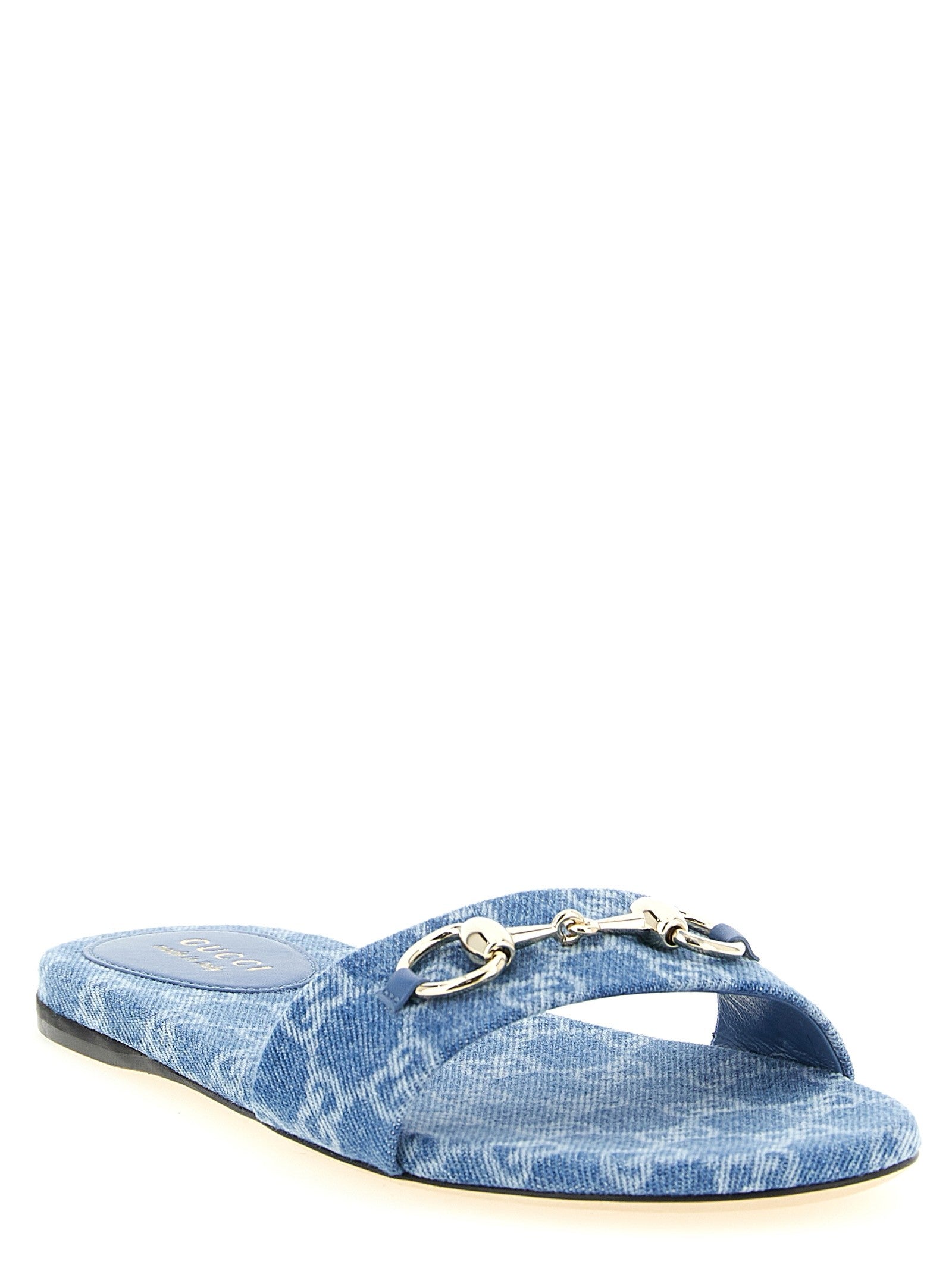 Gucci Morsetto Slides Blue