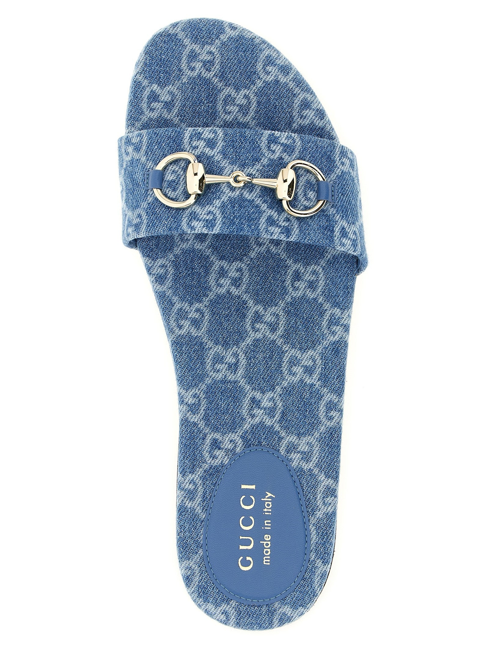 Gucci Morsetto Slides Blue