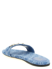 Gucci Morsetto Slides Blue