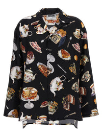 MOSCHINO - MOSCHINO - ’Tea Time’ print shirt - Women’s Tops