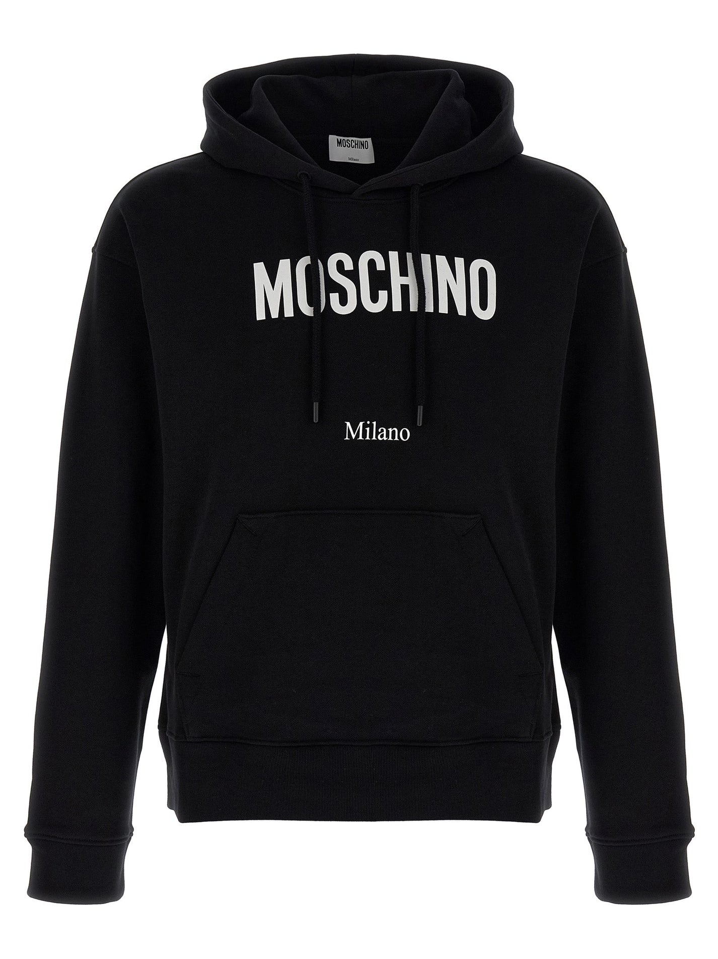 MOSCHINO - MOSCHINO - Logo print hoodie - Men’s Sweatshirts