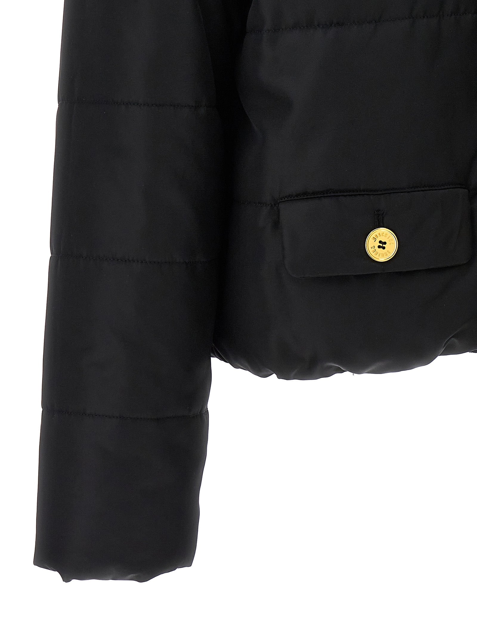 MOSCHINO - MOSCHINO - Logo button down jacket - Women’s Outerwear