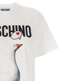 MOSCHINO - MOSCHINO - Embroidery t-shirt - Women’s Tops
