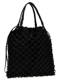 MOSCHINO - MOSCHINO - Woven nappa leather shopping bag - Women’s Bags