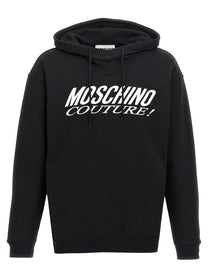 MOSCHINO - MOSCHINO - Logo print hoodie - Men’s Sweatshirts