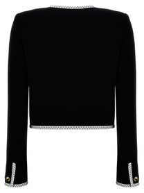 MOSCHINO - MOSCHINO - Crepe short jacket - Women’s Clothing