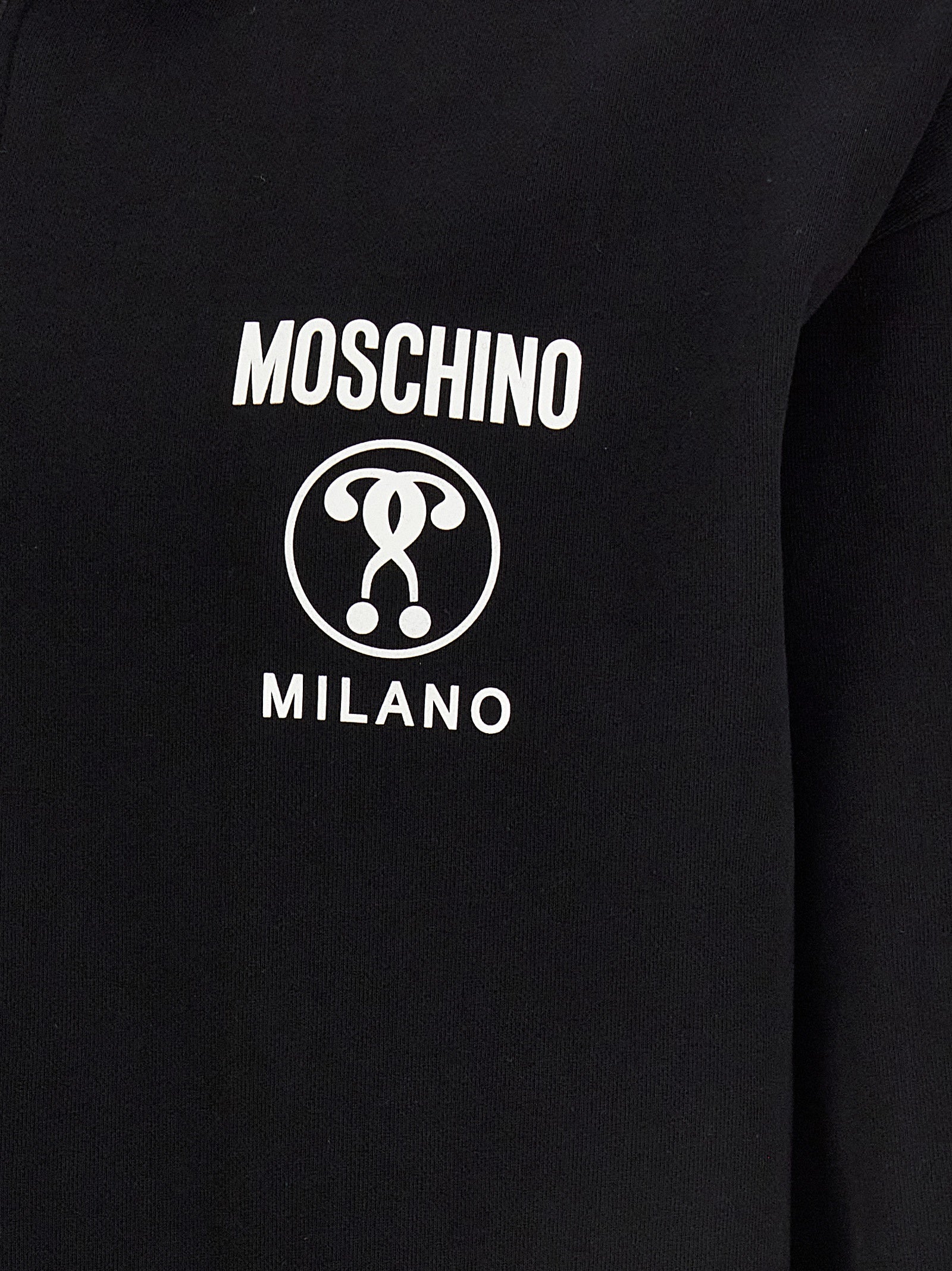 MOSCHINO - MOSCHINO - Double Question Mark hoodie - Men’s Sweatshirts