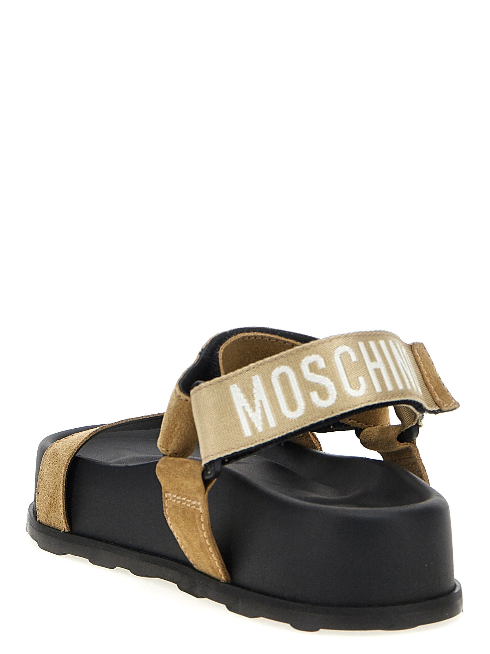 MOSCHINO - MOSCHINO - Suede sandals - Women’s Shoes
