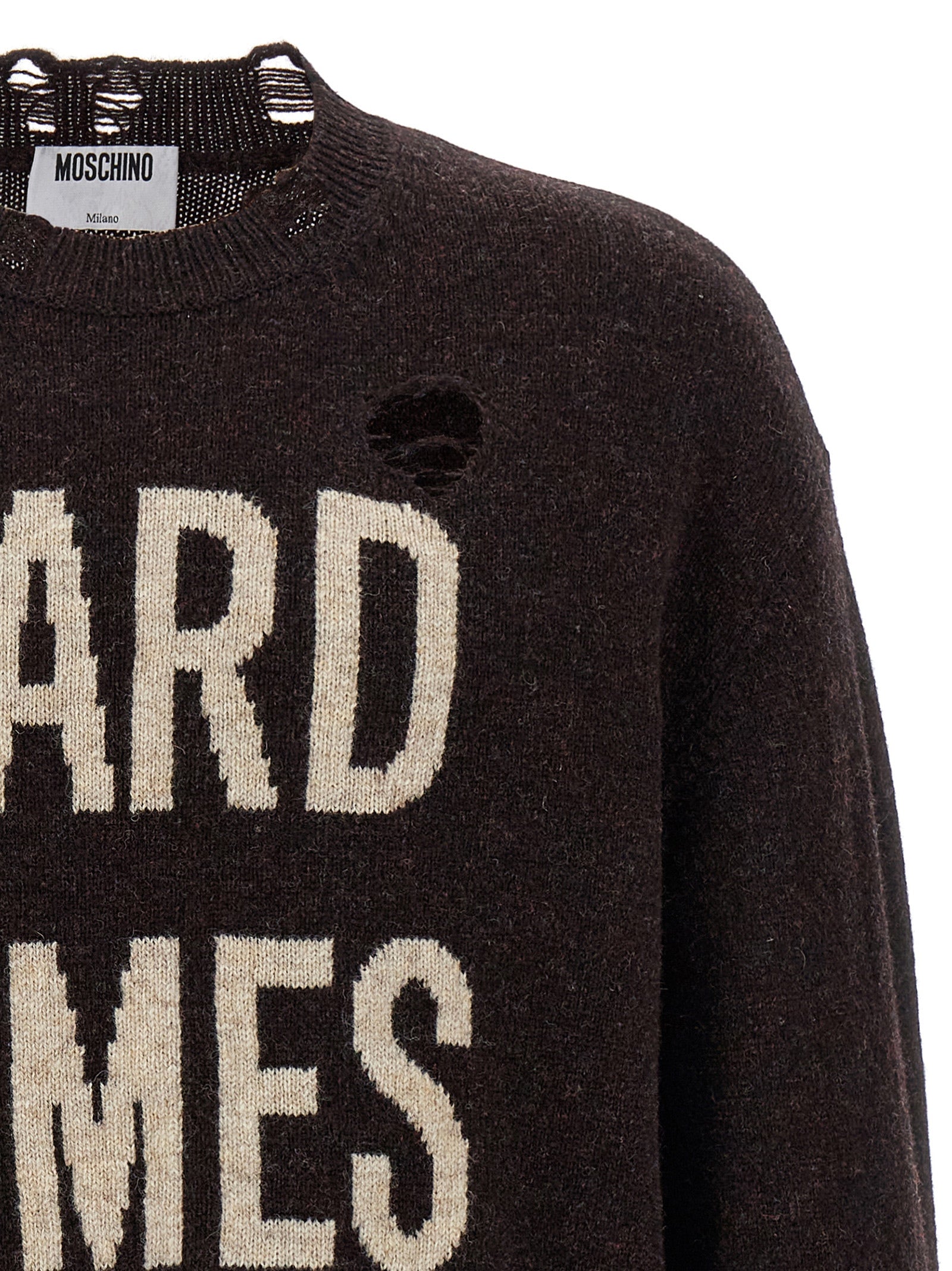 MOSCHINO - MOSCHINO - ’Hard Times’ sweater - Men’s Knitwear