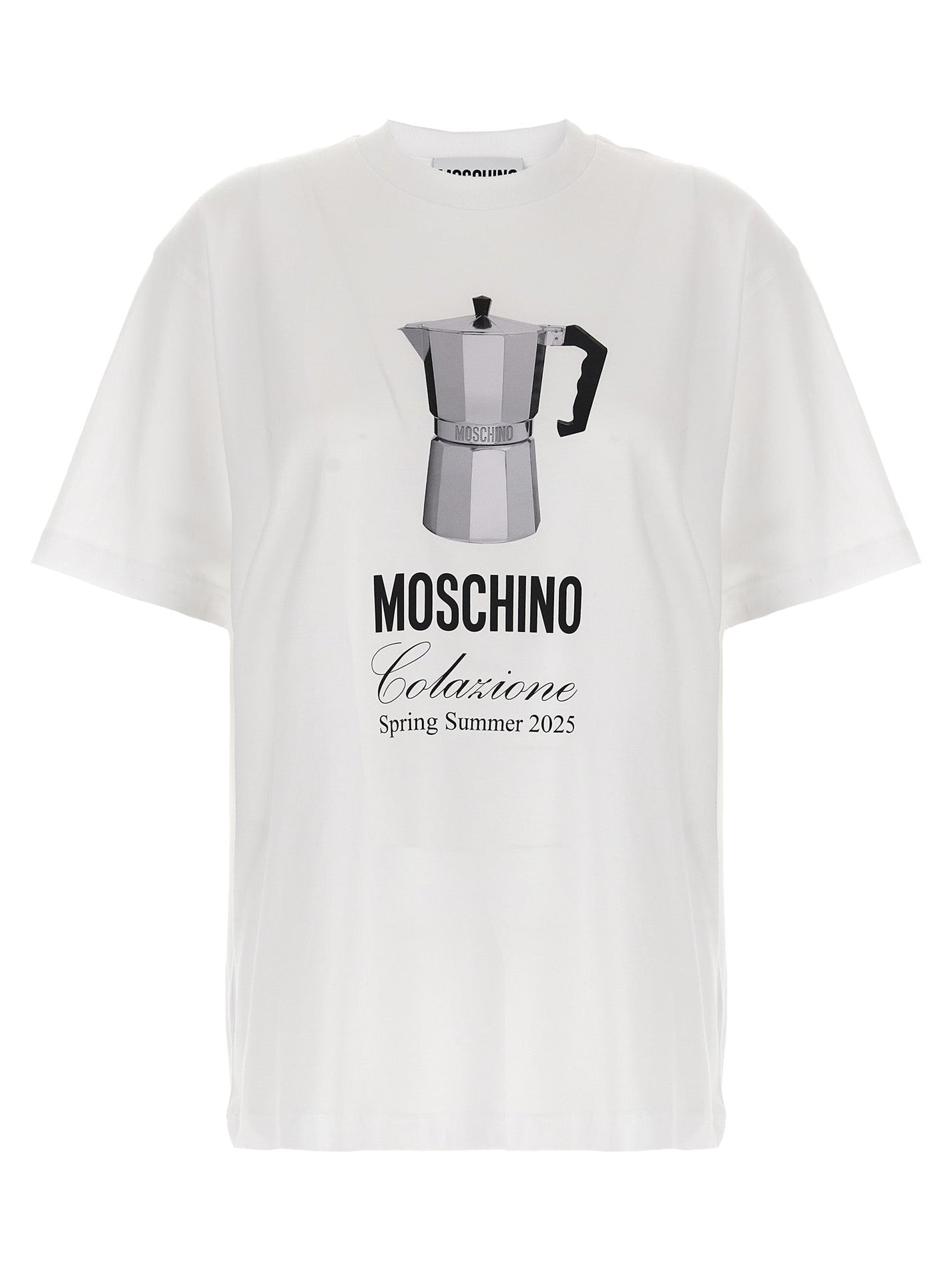MOSCHINO - MOSCHINO - ’Colazione’ T-shirt - Men’s Tops