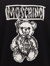 MOSCHINO - MOSCHINO - Logo intarsia sweater - Men’s Knitwear