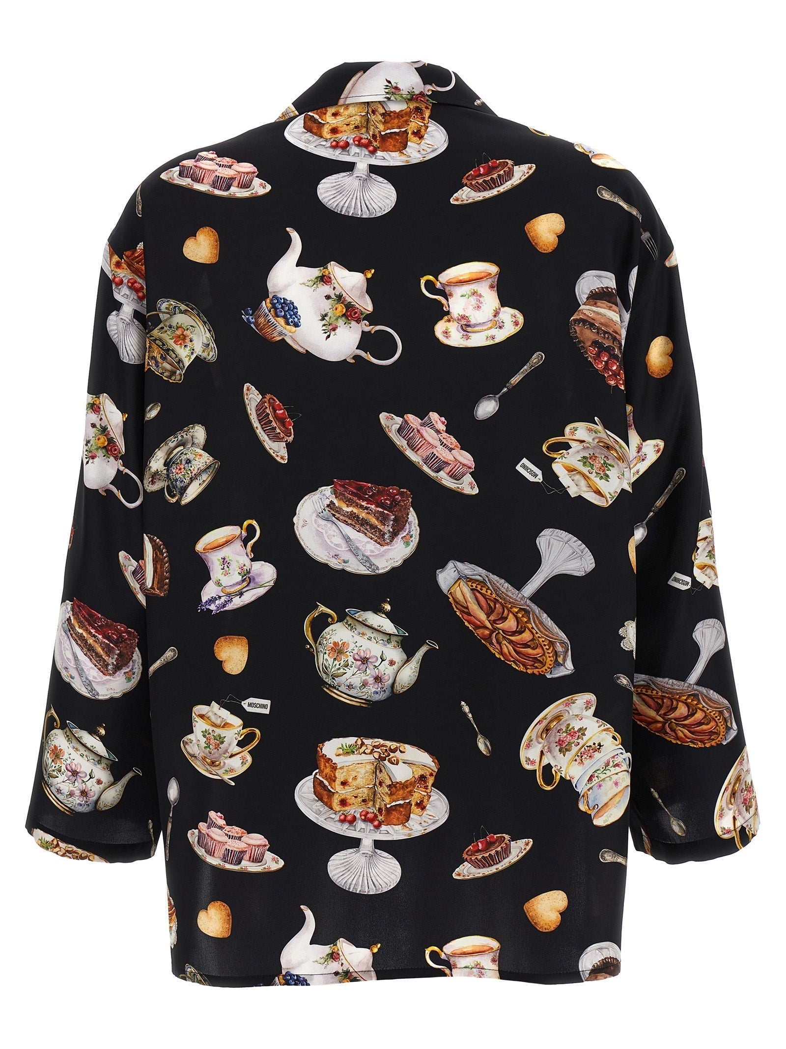 MOSCHINO - MOSCHINO - ’Tea Time’ print shirt - Women’s Tops