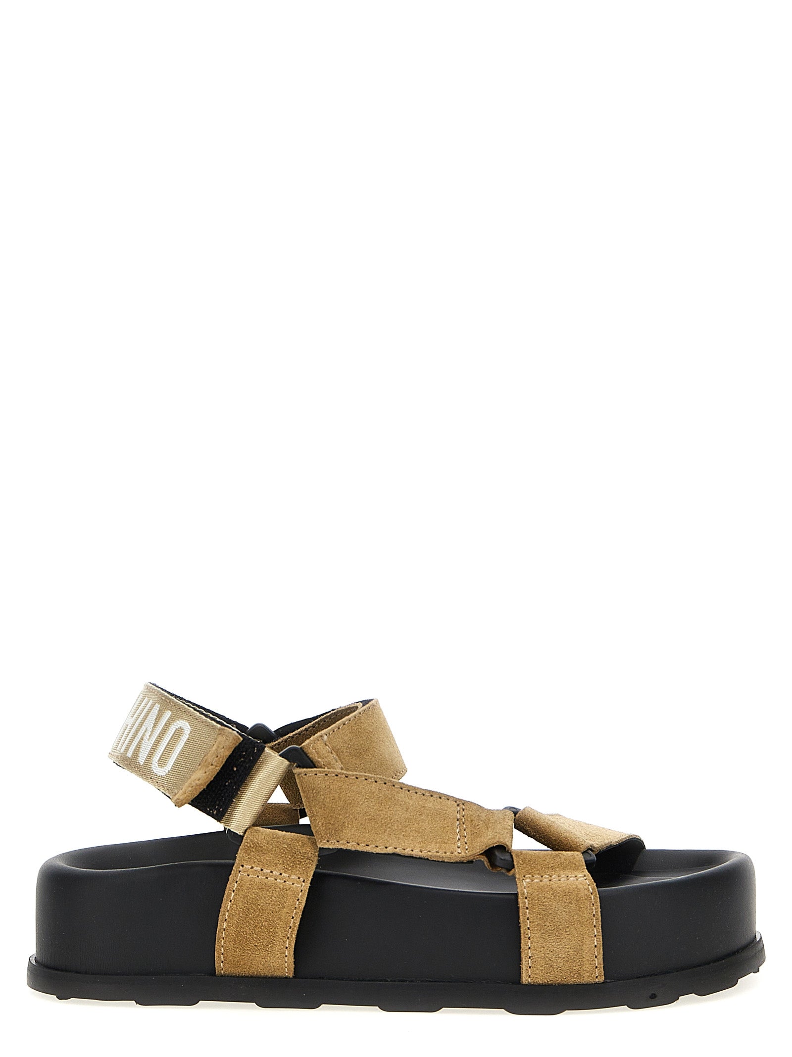 MOSCHINO - MOSCHINO - Suede sandals - Women’s Shoes