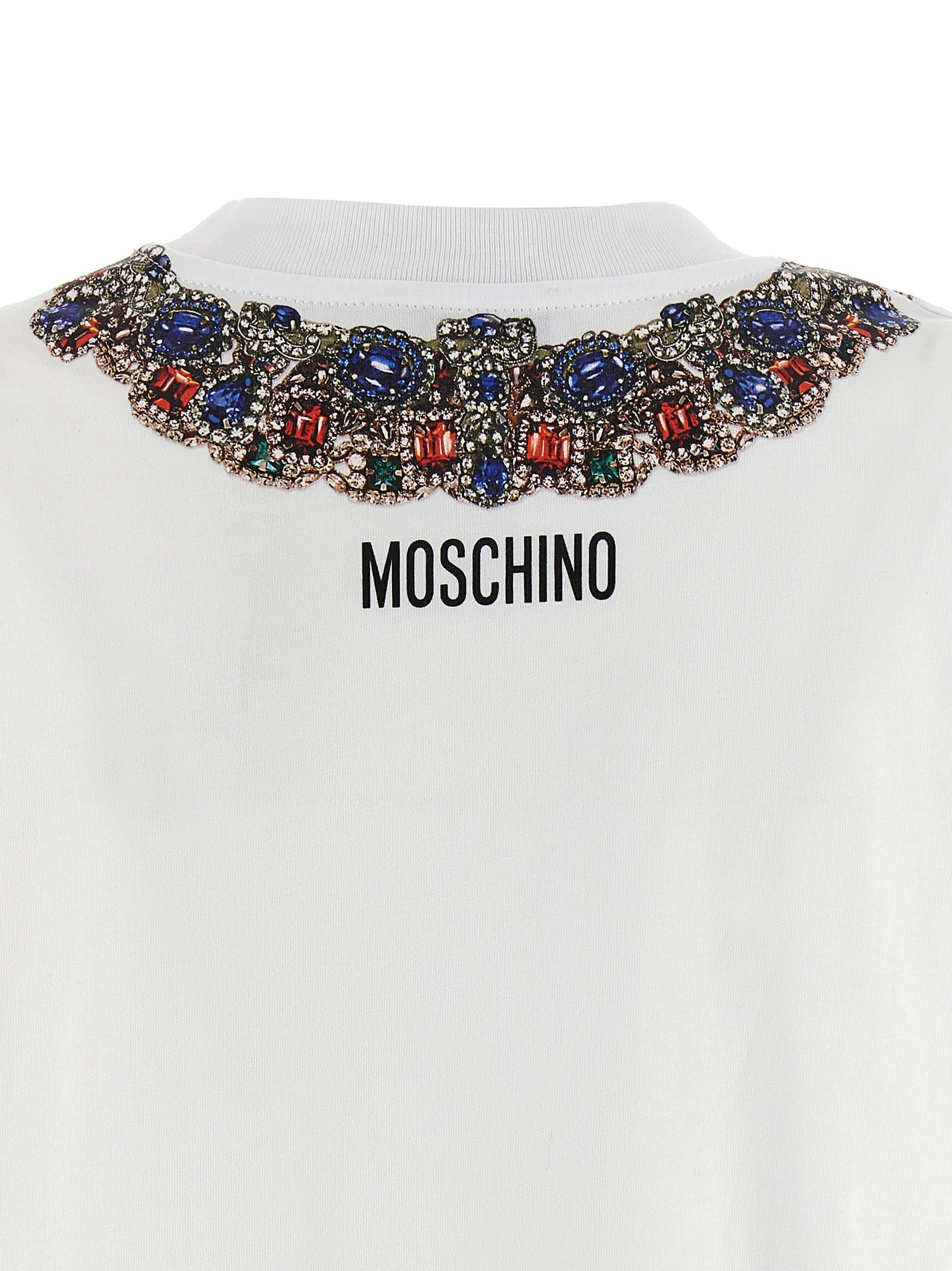 MOSCHINO - MOSCHINO - Jewel print T-shirt - Women’s Tops