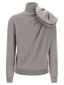 MOSCHINO - MOSCHINO - 3D flower sweater - Women’s Knitwear