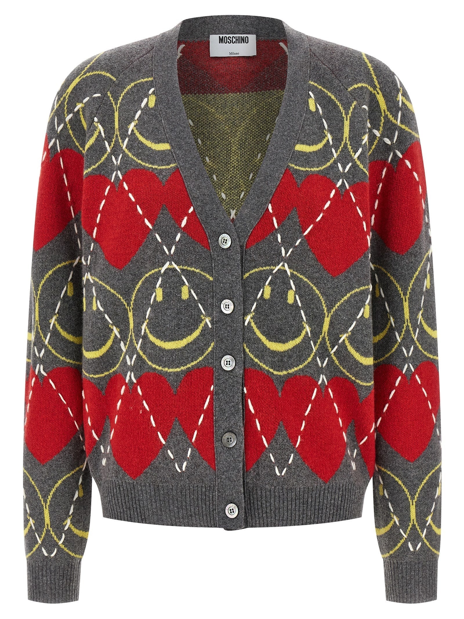 MOSCHINO - MOSCHINO - ’Smiley®’ cardigan - Women’s Knitwear