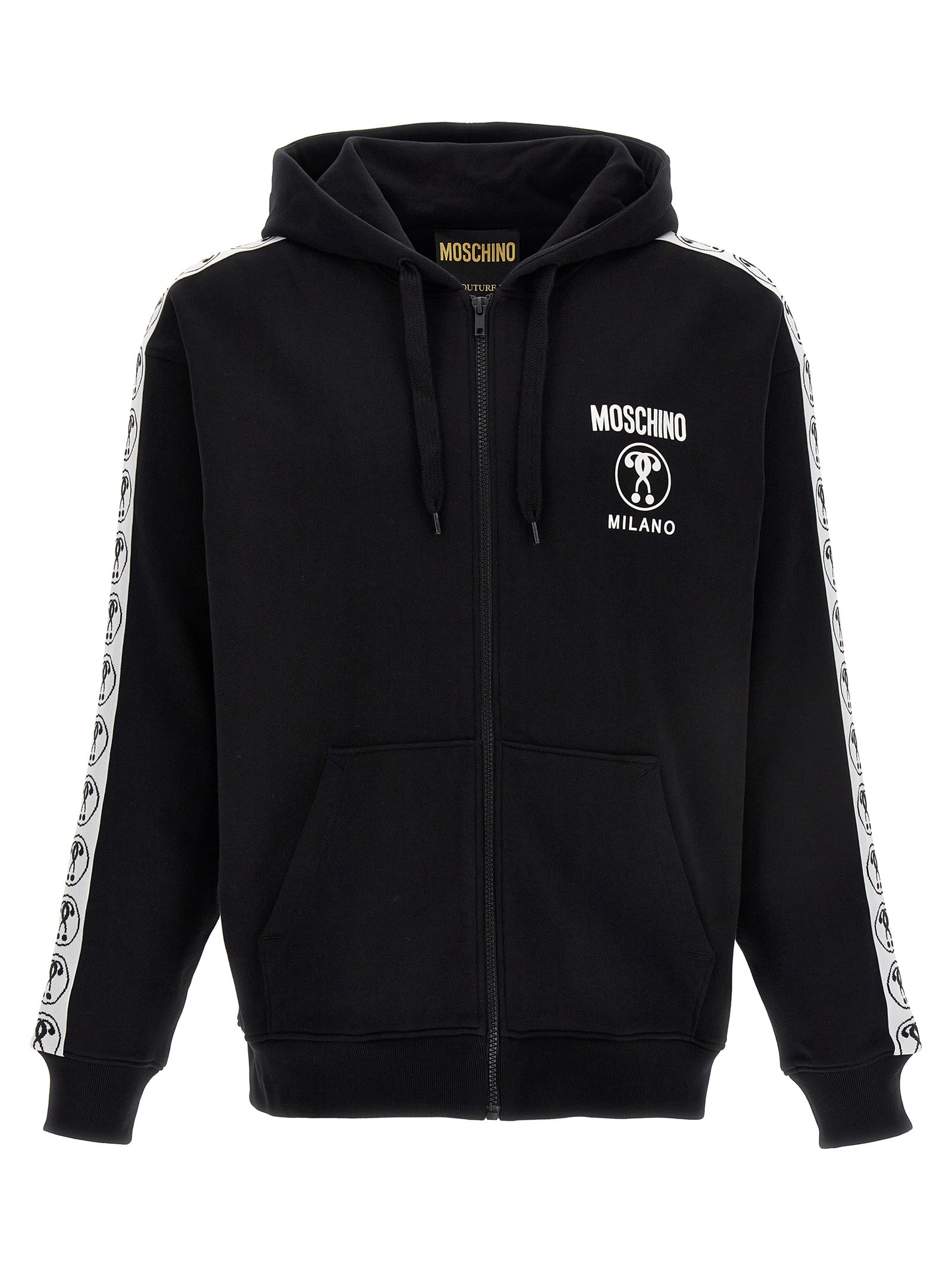 MOSCHINO - MOSCHINO - Double Question Mark hoodie - Men’s Sweatshirts