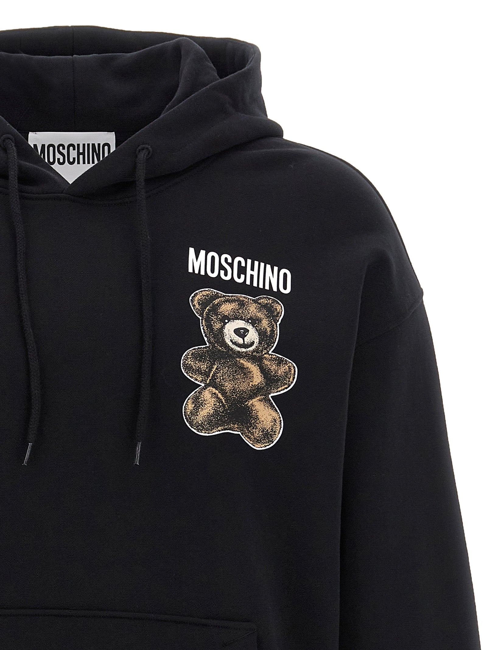 MOSCHINO - MOSCHINO - ’Teddy’ print hoodie - Men’s Sweatshirts