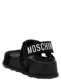 MOSCHINO - MOSCHINO - Suede sandals - Women’s Shoes