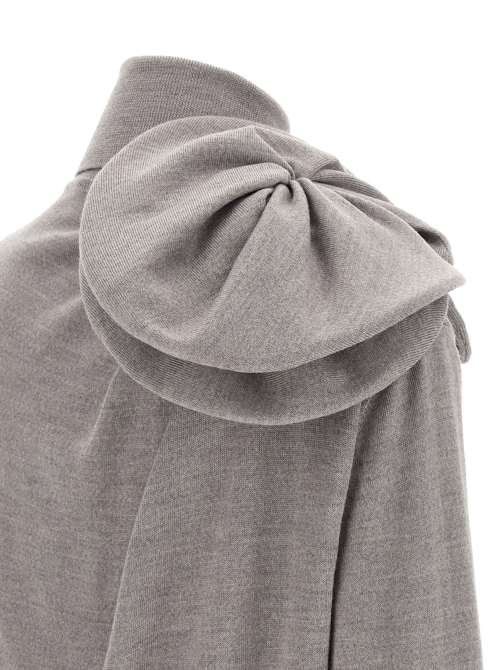 MOSCHINO - MOSCHINO - 3D flower sweater - Women’s Knitwear