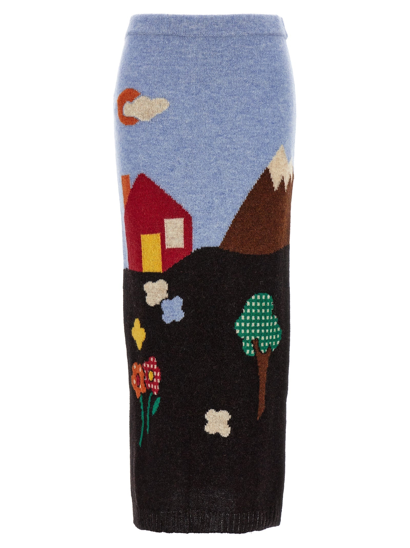 MOSCHINO - MOSCHINO - Shetland knit skirt - Women’s Bottoms