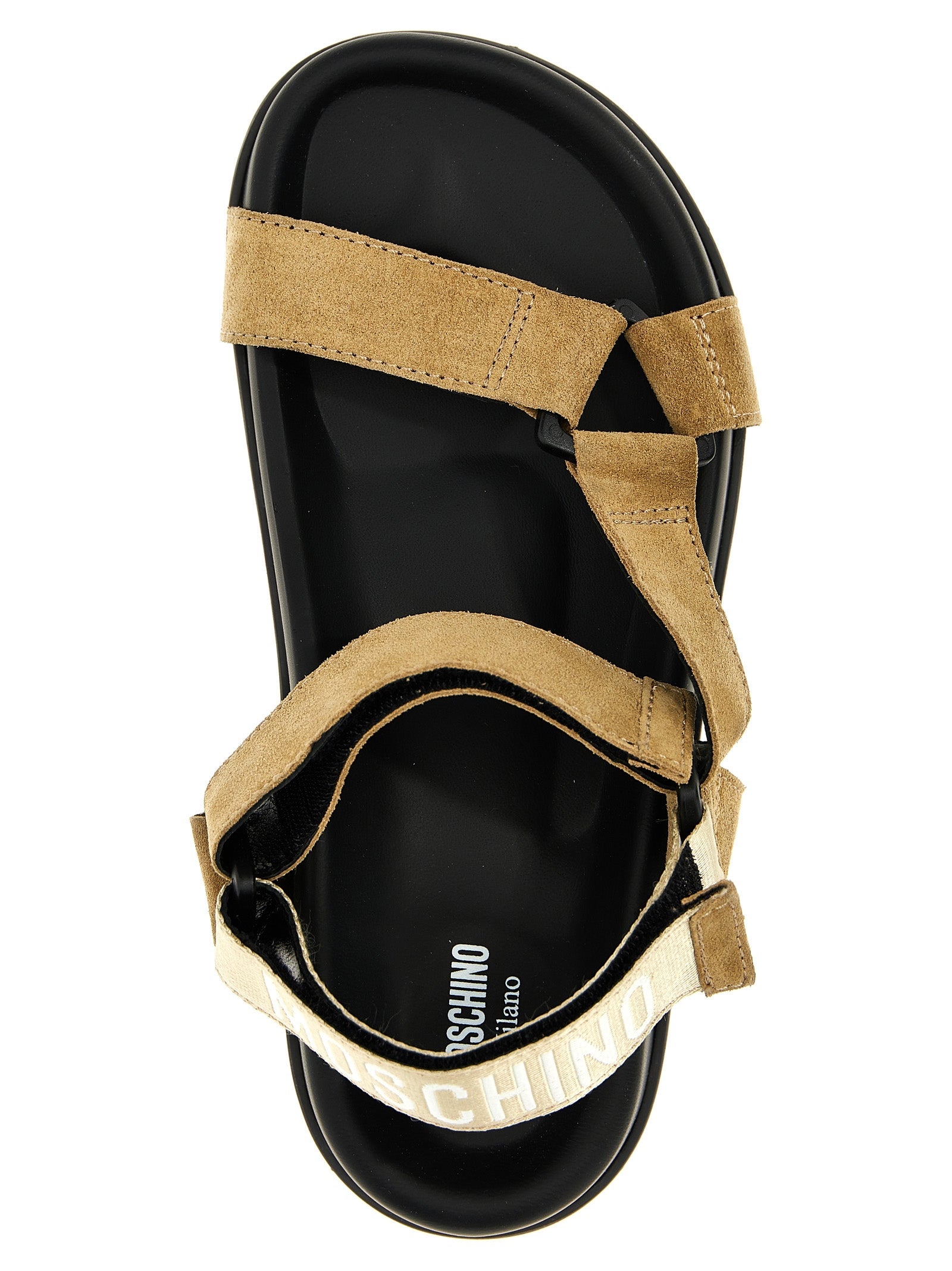 MOSCHINO - MOSCHINO - Suede sandals - Women’s Shoes