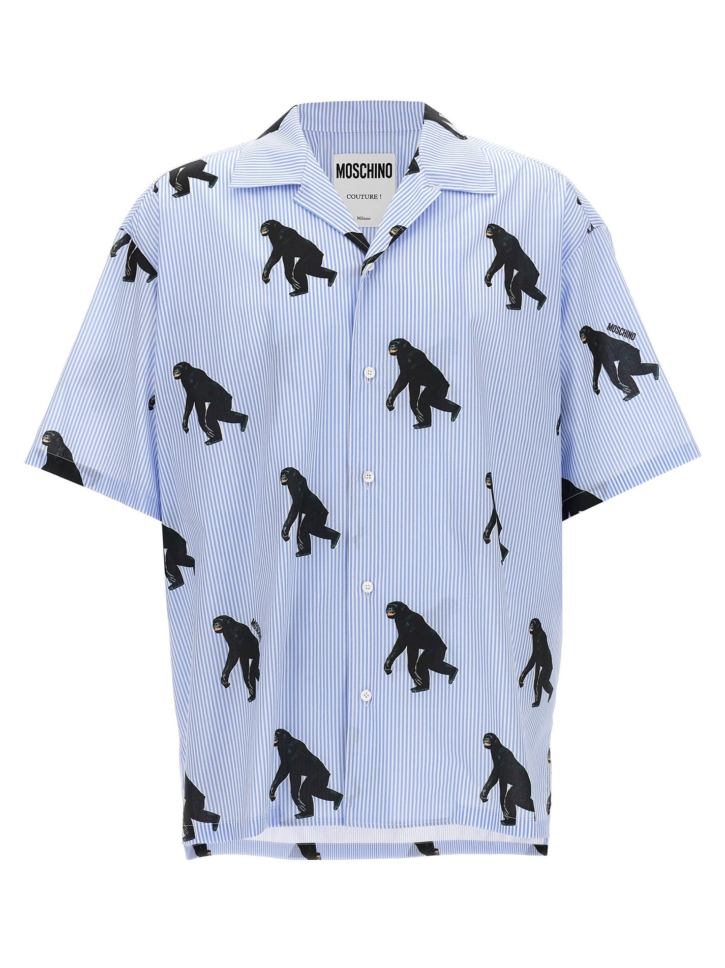 MOSCHINO - MOSCHINO - ’Scimpanzé’ print shirt - Men’s Tops