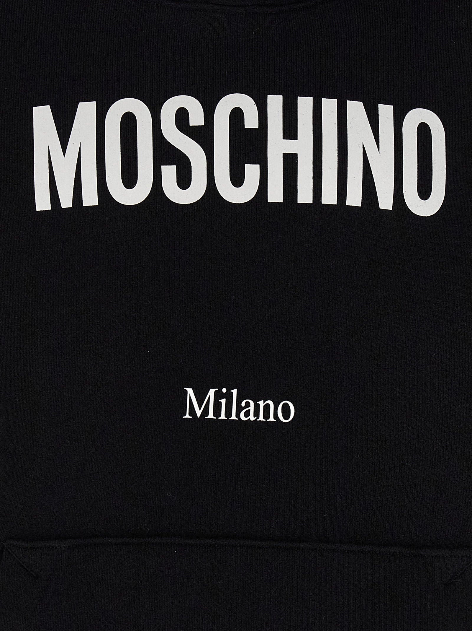 MOSCHINO - MOSCHINO - Logo print hoodie - Men’s Sweatshirts