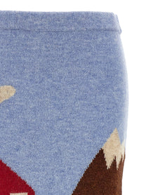 MOSCHINO - MOSCHINO - Shetland knit skirt - Women’s Bottoms