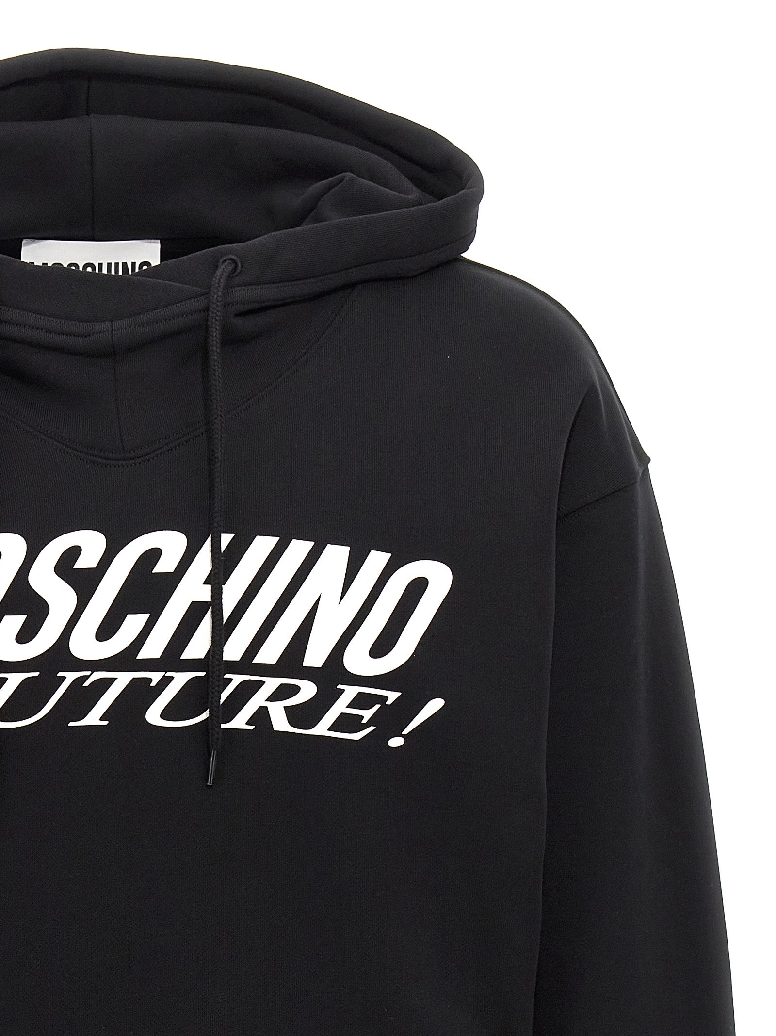 MOSCHINO - MOSCHINO - Logo print hoodie - Men’s Sweatshirts