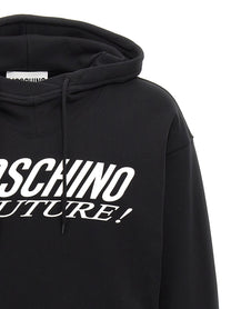MOSCHINO - MOSCHINO - Logo print hoodie - Men’s Sweatshirts