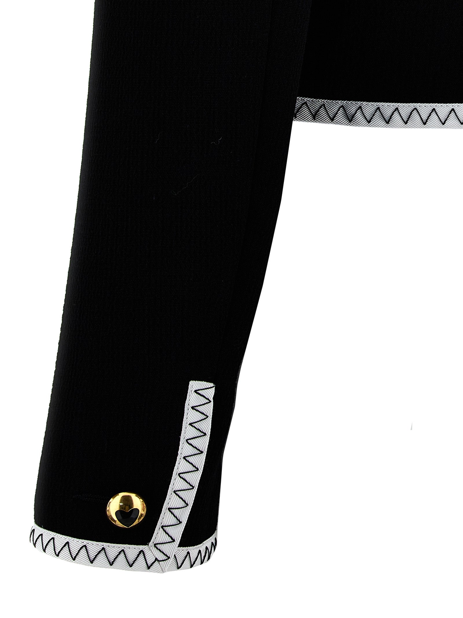 MOSCHINO - MOSCHINO - Crepe short jacket - Women’s Clothing