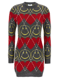 MOSCHINO - MOSCHINO - ’Smiley®’ wool dress - Women’s Clothing