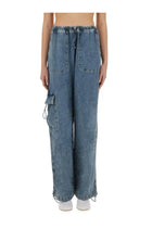 Moschino Jeans Women's Cargo Jeans Blue
