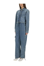Moschino Jeans Women's Cargo Jeans Blue, view 2