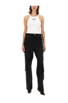 Moschino Jeans Women's Cargo Pants Black, view 2