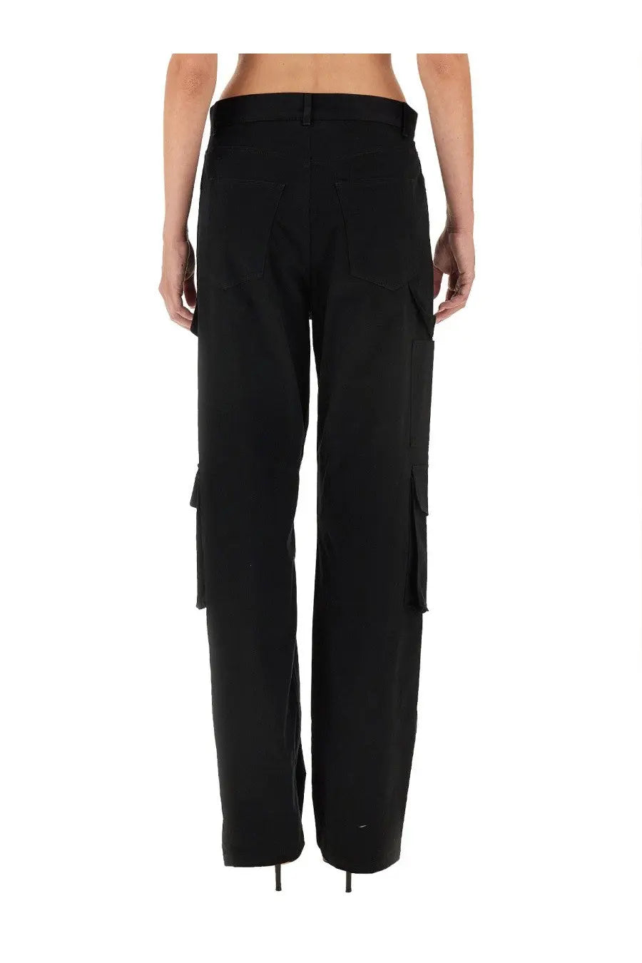 Moschino Jeans Women's Cargo Pants Black, view 3